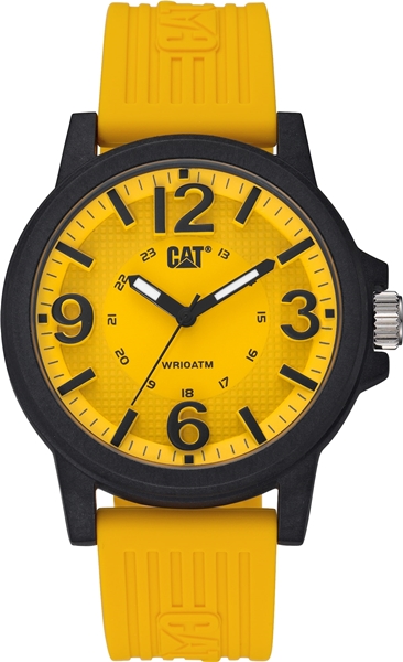 Groovy Yellow Silicone Strap