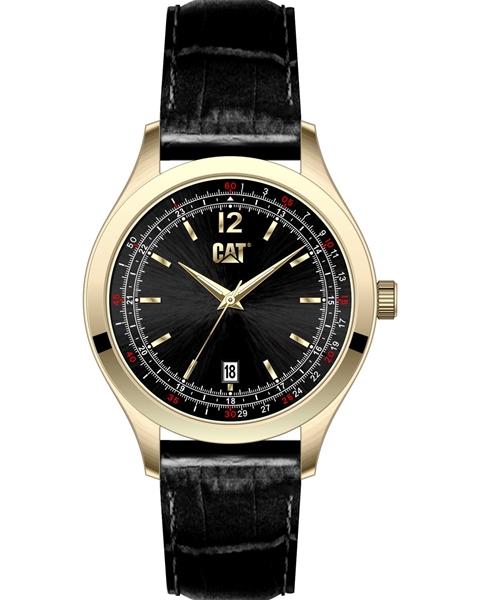 1904 Automatic Black Leather Strap
