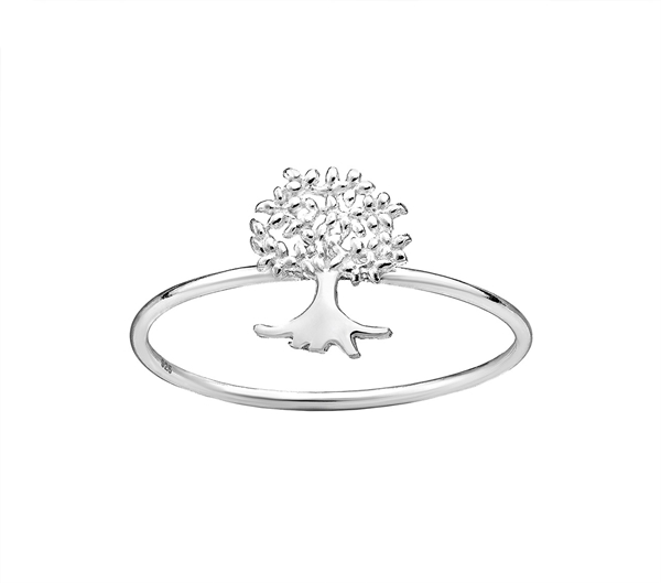 Ασημένιο Δαχτυλίδι Δέντρο της Ζωής