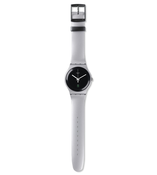 Be Charged Grey Silicone Strap