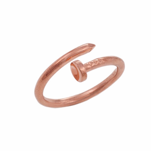 Δαχτυλίδι Καρφί σε Ροζ Χρυσό