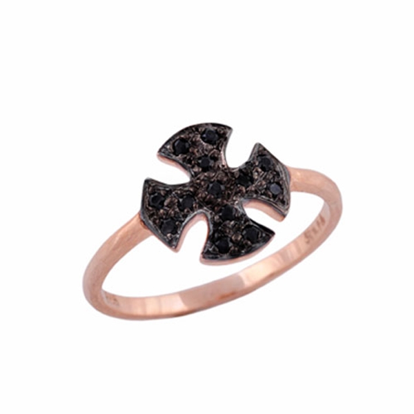 Δαχτυλίδι σε Ροζ Χρυσό με Ζιργκόν