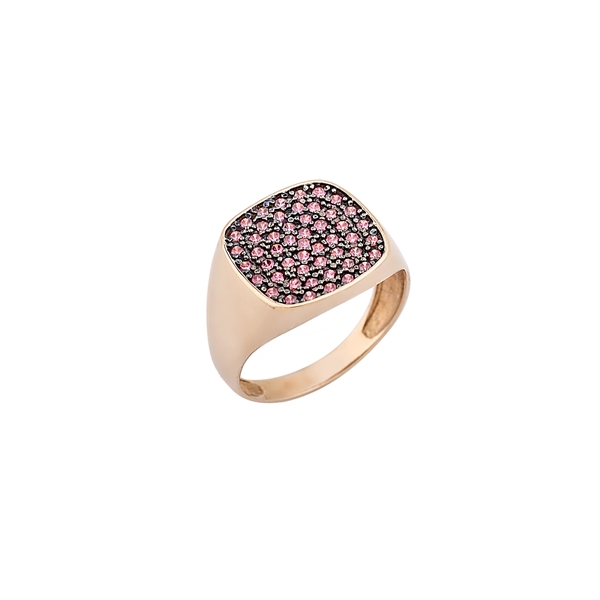 Δαχτυλίδι σε Ροζ Χρυσό με Ζιργκόν Swarovski
