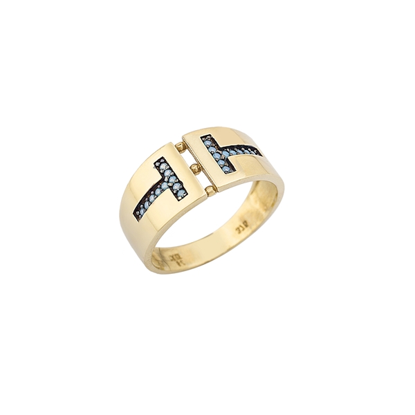 Δαχτυλίδι σε Χρυσό με Ζιργκόν Swarovski