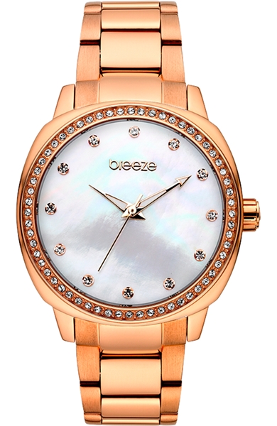Glamcy Crystals Rose Gold Stainless Steel Bracelet
