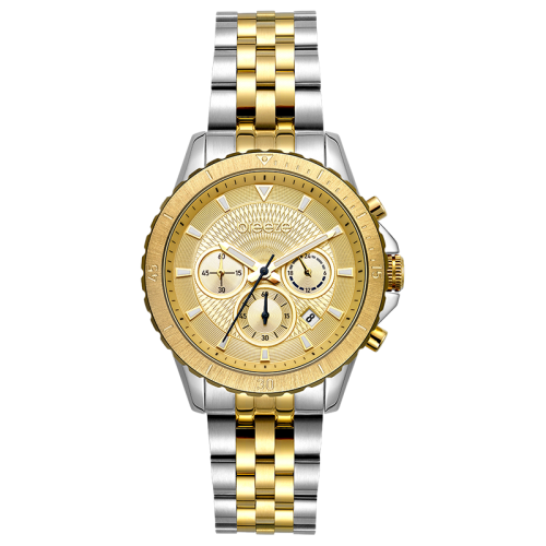 Invernia Chronograph Two Tone Stainless Steel Bracelet