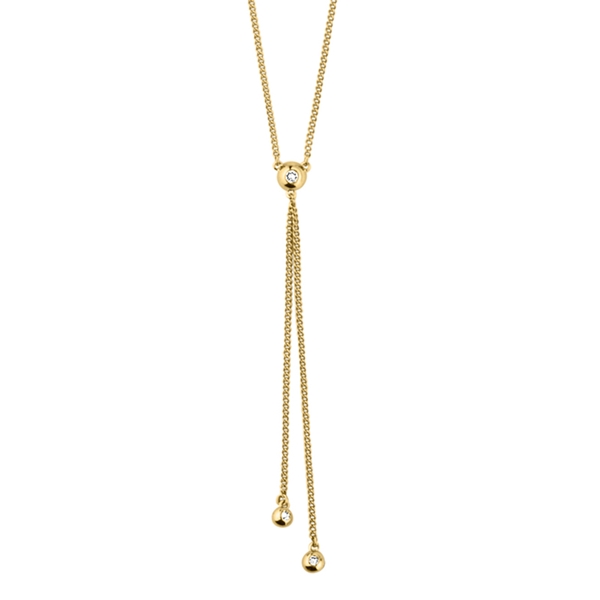 JO Gold Crystal Necklace