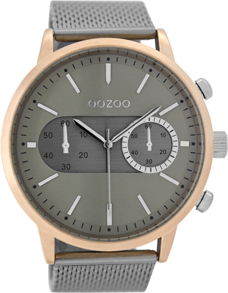 OOZOO Timepieces Silver Metal Bracelet C9072