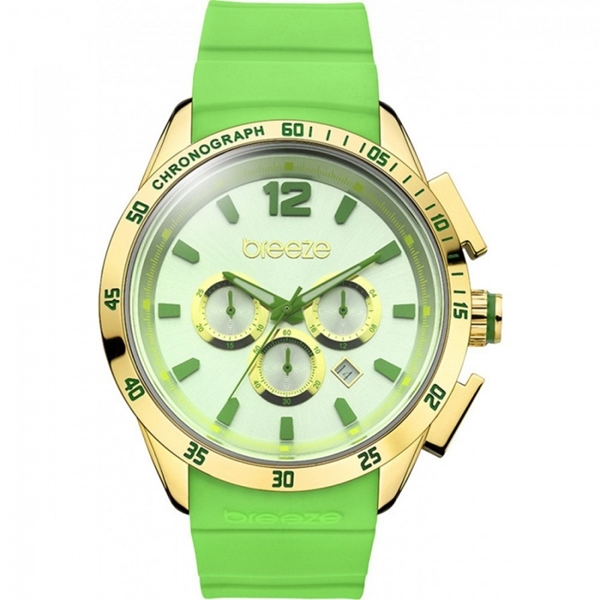 Popsicles Green Rubber Strap