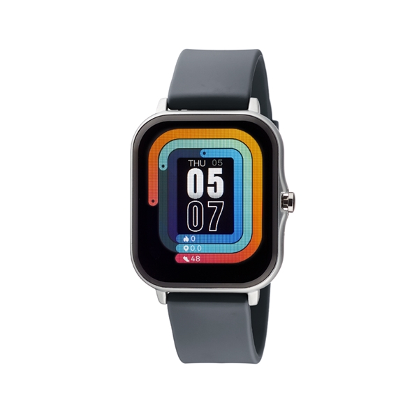 Smartwatch Grey Silicon Strap