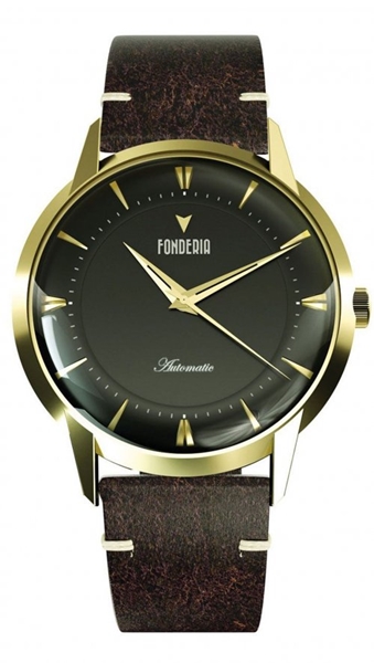 The Professor II Automatic Brown Leather Strap