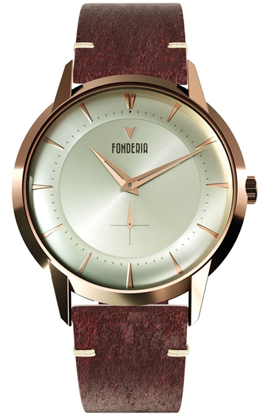The Professor II Small Second Brown Leather Strap