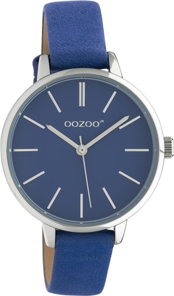 Timepieces Blue Leather Strap