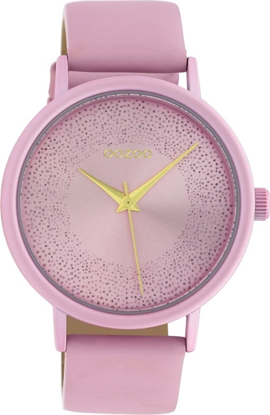Timepieces Summer Pink Leather Strap
