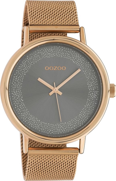 Timepieces Summer Rose Gold Stainless Steel Mesh Bracelet