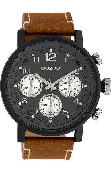 Timepieces XXL Brown Leather Strap