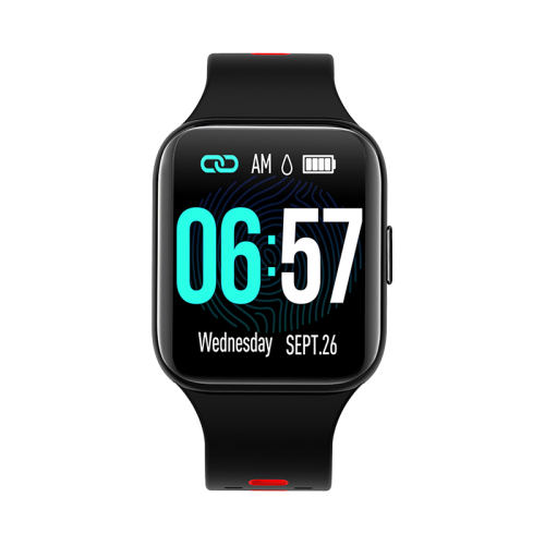 Uki Smartwatch Black Silicon Strap